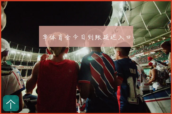 华体育会今日到账延迟入口